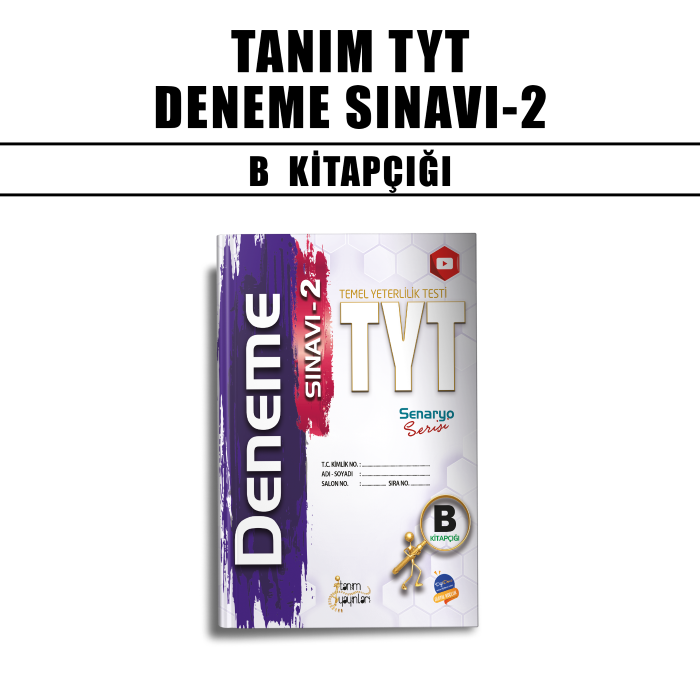 TANIM TYT DENEME SINAVI 2-B - 2024